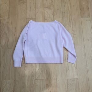 Aritzia boat neck cashmere sweater